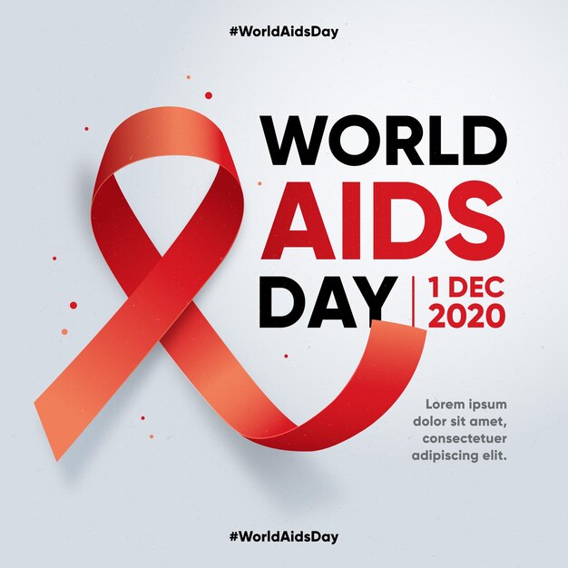 Flat world aids day