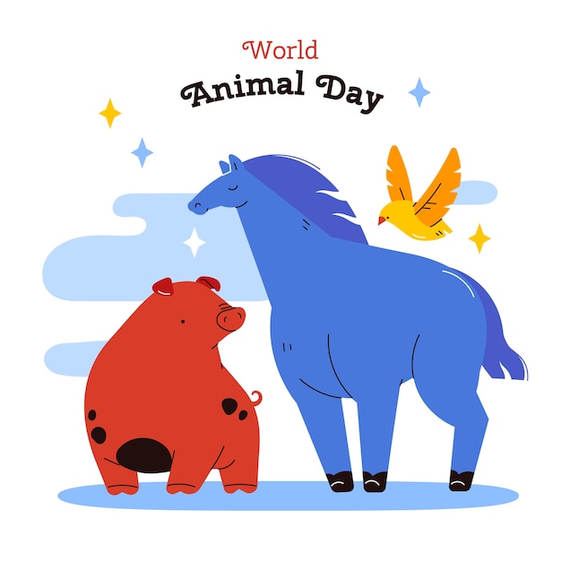 Плоский всемирный день животных