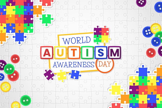Плоский всемирный день осведомленности об аутизме