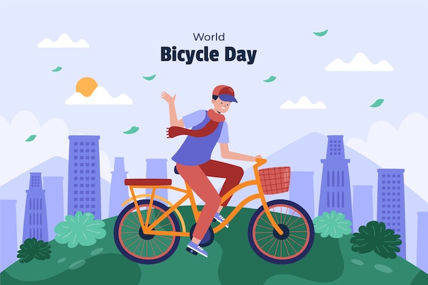 Плоский всемирный день велосипеда