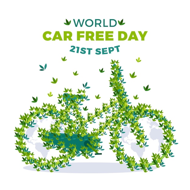 Flat world car free day