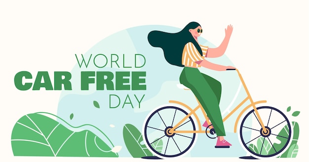 Flat world car free day