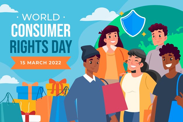 Плоский всемирный день защиты прав потребителей