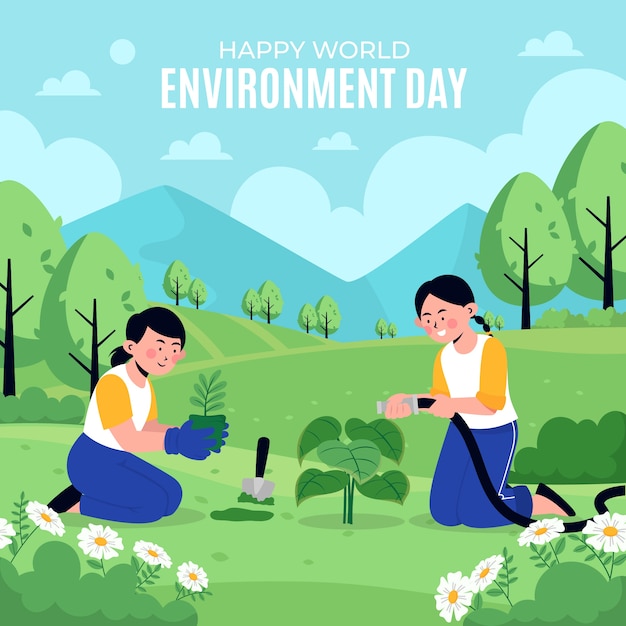 Плоский всемирный день окружающей среды