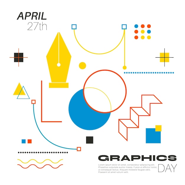 Бесплатное векторное изображение Плоский мир графики день иллюстрация