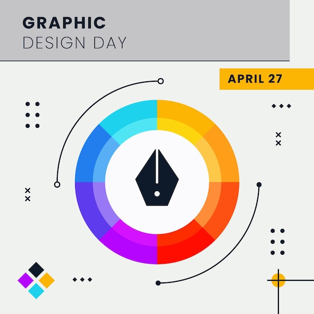 Free vector flat world graphics day illustration