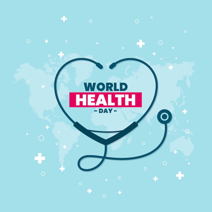 Free Vector flat world health day celebration illustration