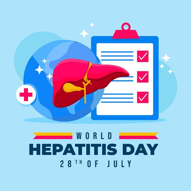 Плоский всемирный день борьбы с гепатитом