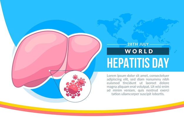 Плоский всемирный день борьбы с гепатитом