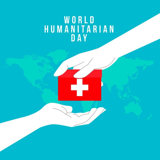 Flat world humanitarian day