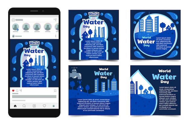 フラット世界水の日instagramの投稿コレクション