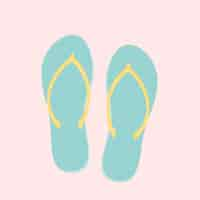 Free vector flip flops