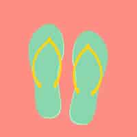 Free vector flip flops