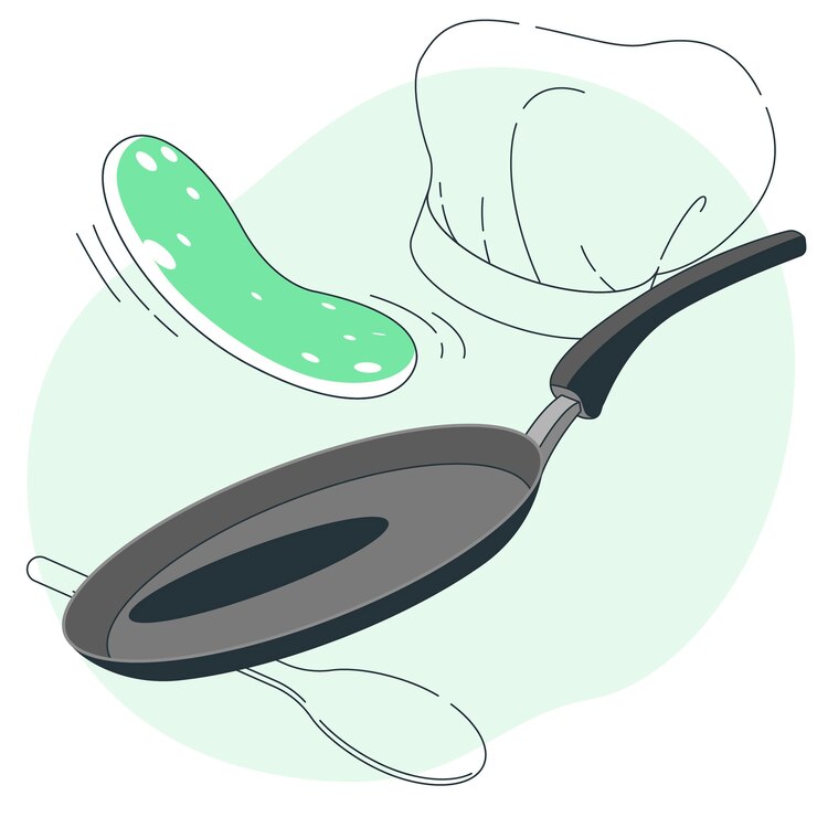 무료 Vector 뒤집기 팬케이크 개념 그림