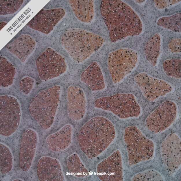 Free Vector floor texture with stones