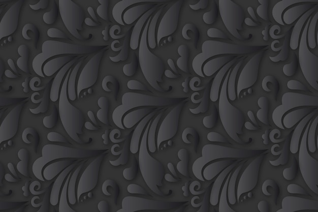 Floral abstract ornamental background