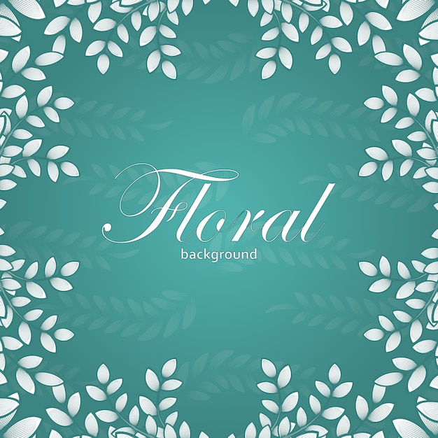 Floral background design