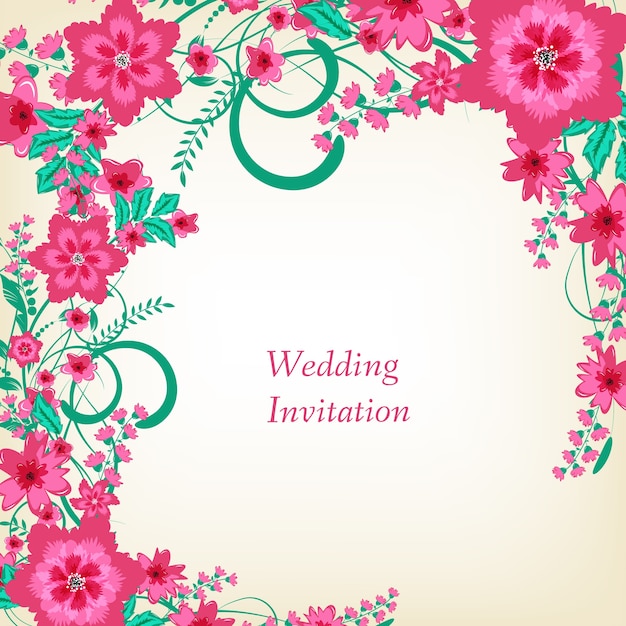 Floral background design