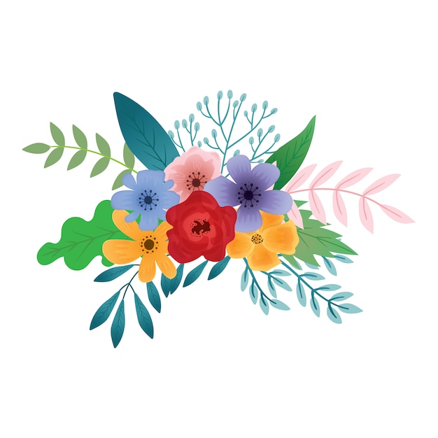 Free vector floral background design