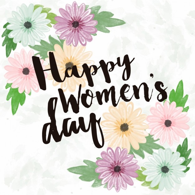 Бесплатное векторное изображение Женская день фон
