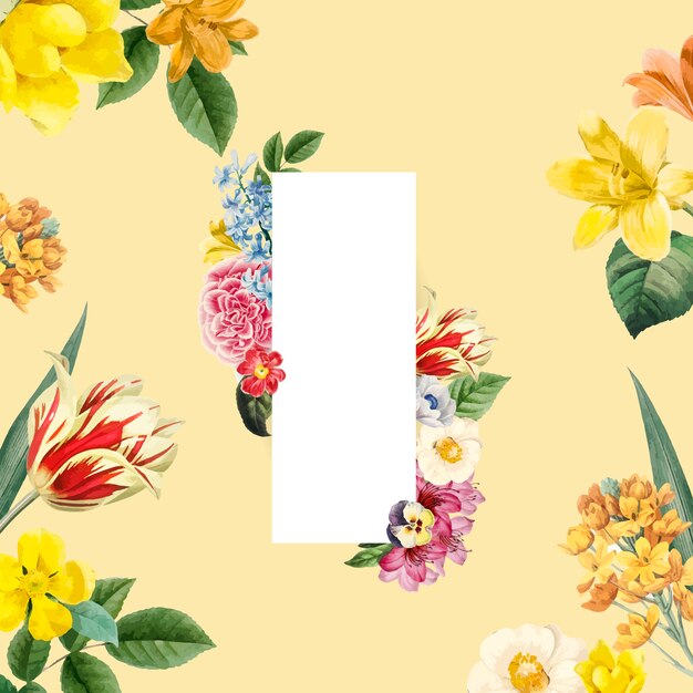 Floral background illustration