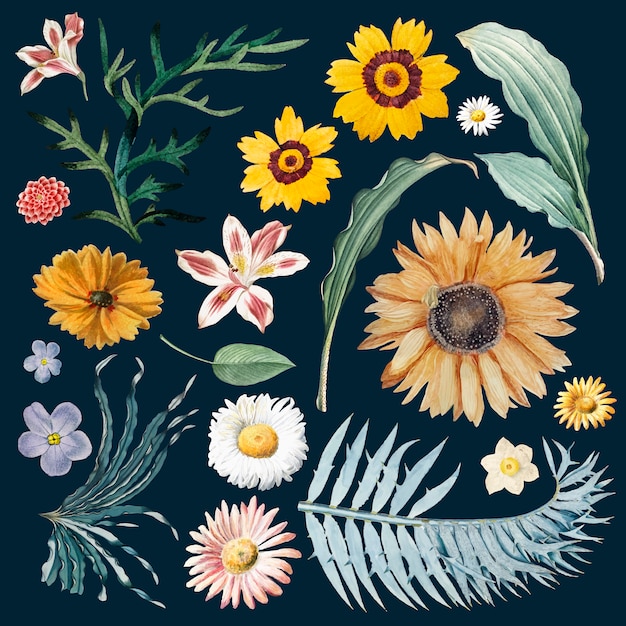 花の背景パターン
