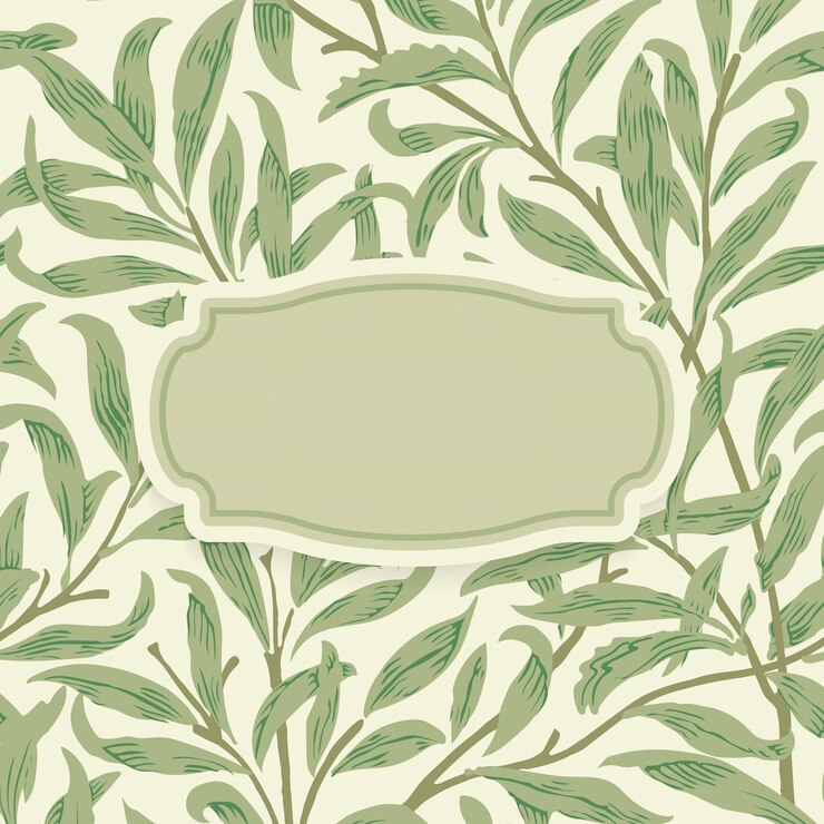 Free Vector floral background with centered ornamental frame
