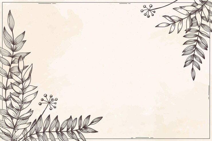 Free Vector floral background with plants