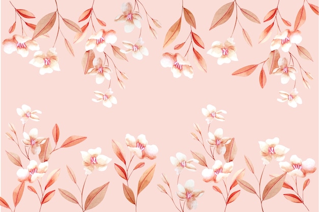 Floral background with soft colors