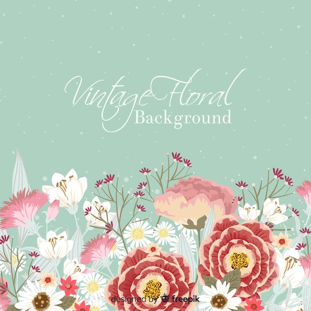 Free vector floral background