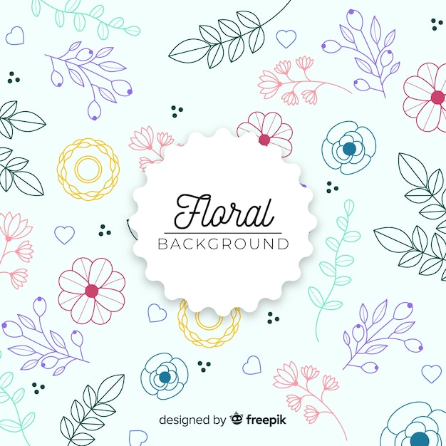 Free vector floral background