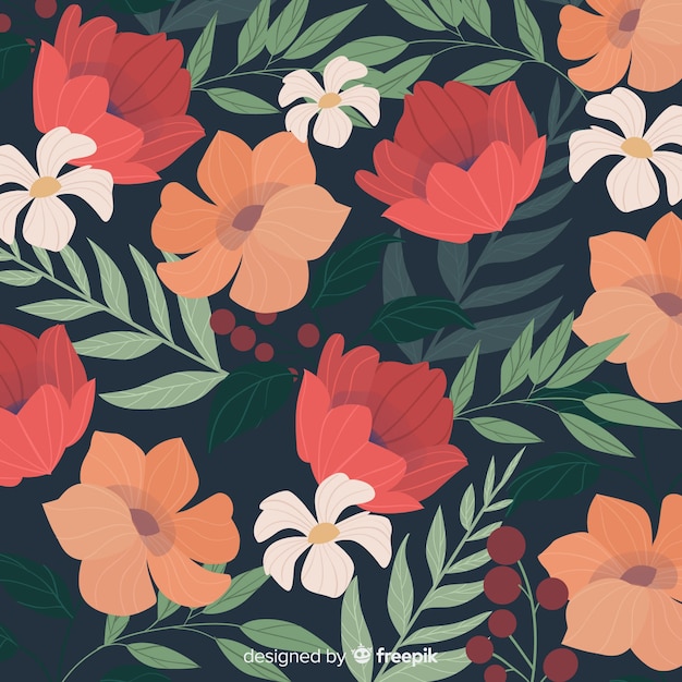 Free vector floral background