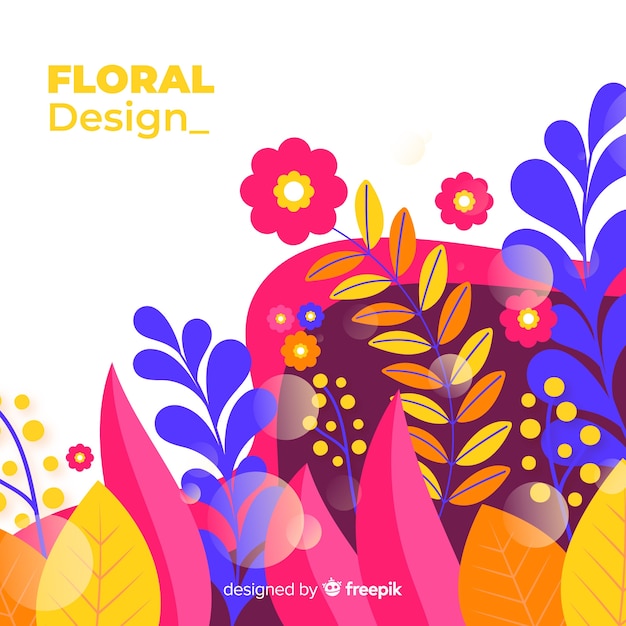 Free vector floral background