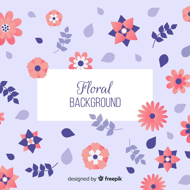 Free vector floral background