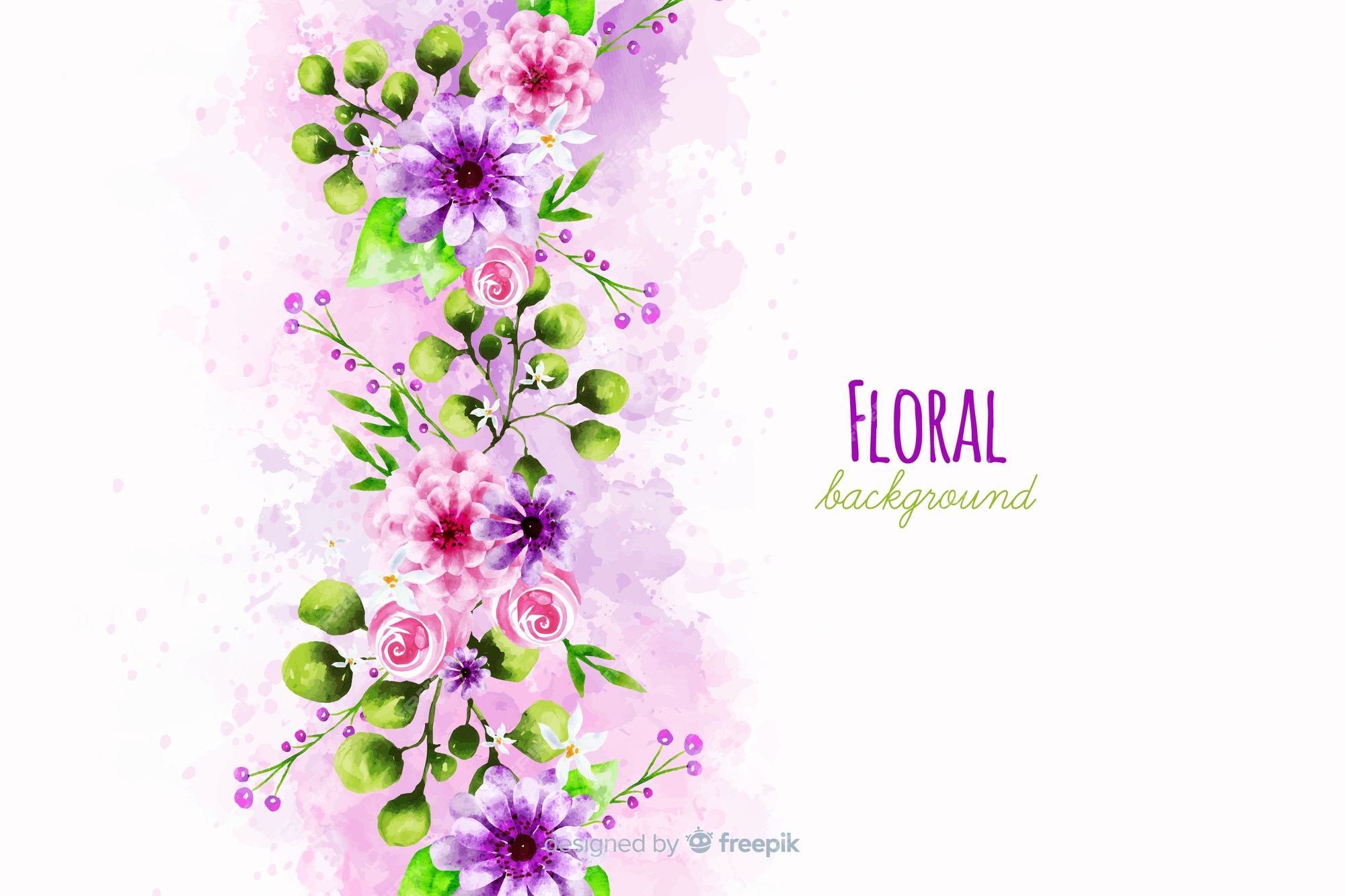 Free Vector | Floral background