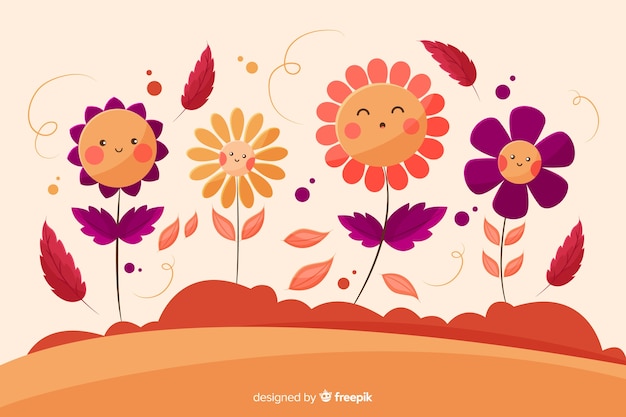 Free vector floral background