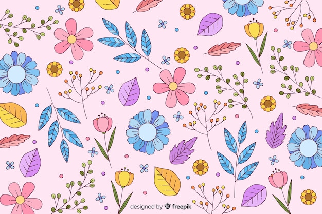 Free vector floral background