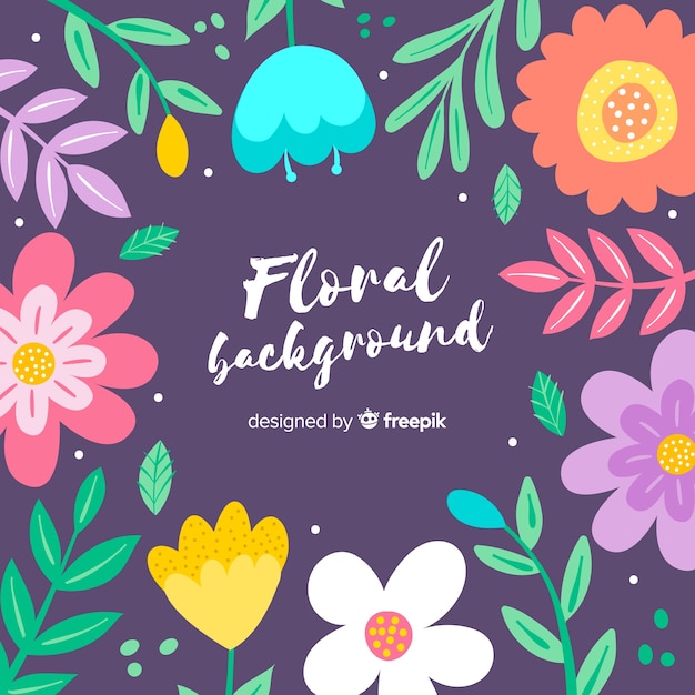 Free vector floral background