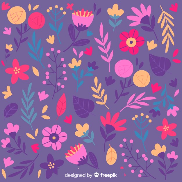 Free vector floral background