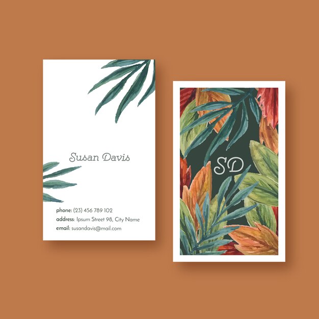 Floral Business Card