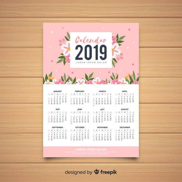 Цветочный календарь 2019