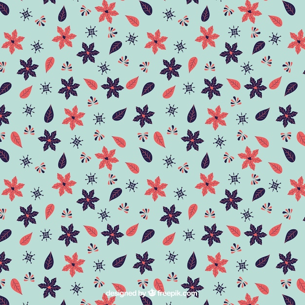 Floral christmas patterns