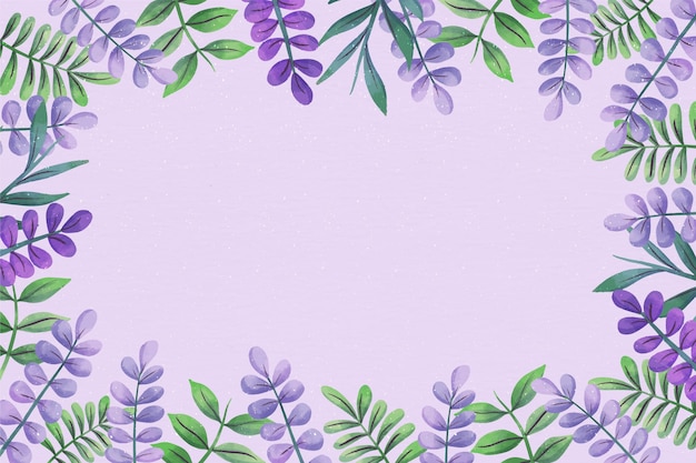 Floral copy space background