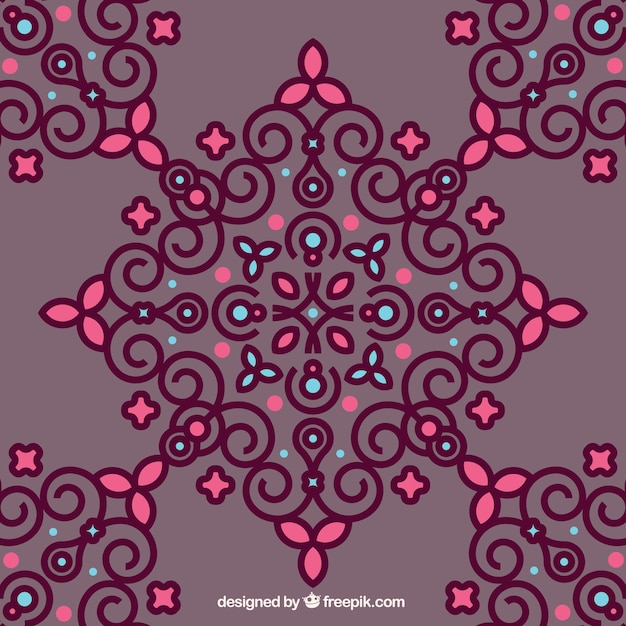 Free vector floral decoration in minimalist style