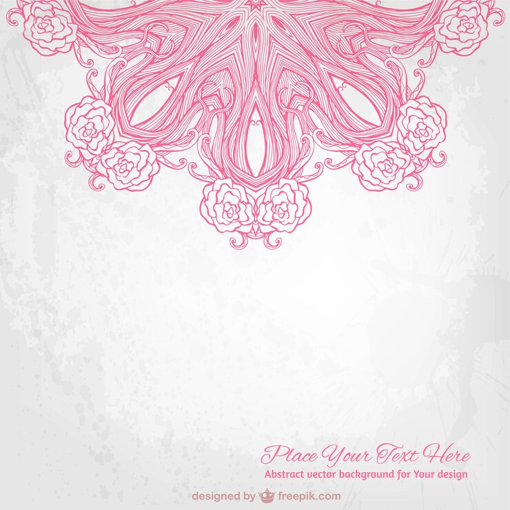 Free Vector floral decorative background