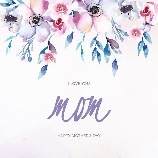 Floral design mother's day celebration