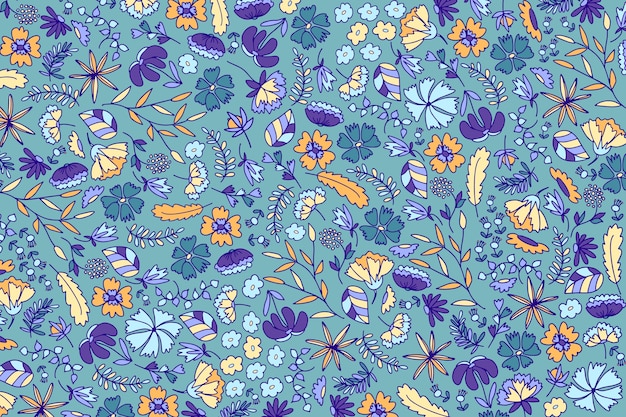 Floral ditsy background