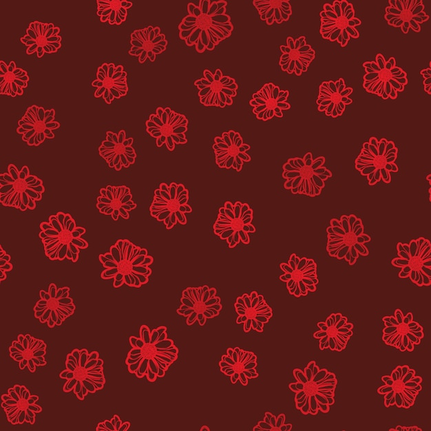 Floral flower pattern vector illustration