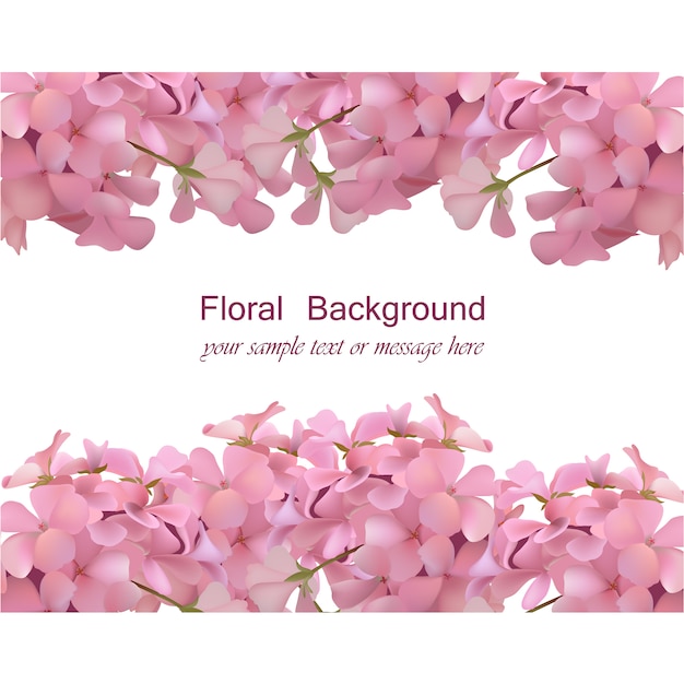 Floral frame background