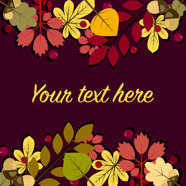 Floral frame background